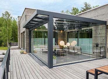 Aluminium veranda