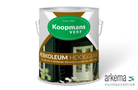 Koopmans Perkoleum Hoogglans Dekkend 255 Grachtengroen 2,5 L