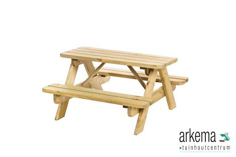 Junior picknicktafel Björn, bladmaat 90 x 38,5 cm, groen geïmpregneerd.