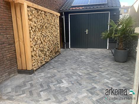 Antieke trommel dikformaat 8 cm oud drachten