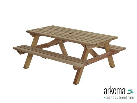 Picknicktafel 180x160cm, hardhout