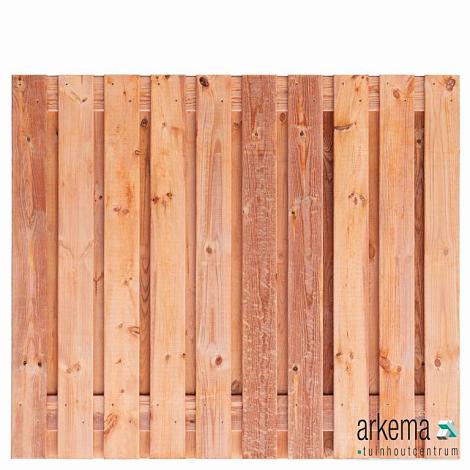 Tuinscherm Red Class Wood, 21-planks (19 + 2) Casablanca 150 x 180 cm