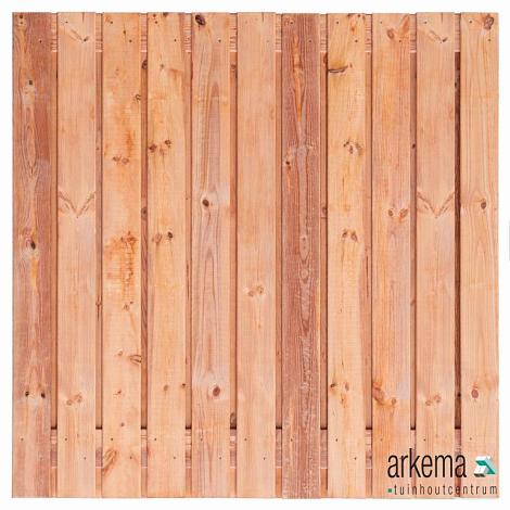 Tuinscherm Red Class Wood, 23-planks (21 + 2) Agadir 180 x 180 cm