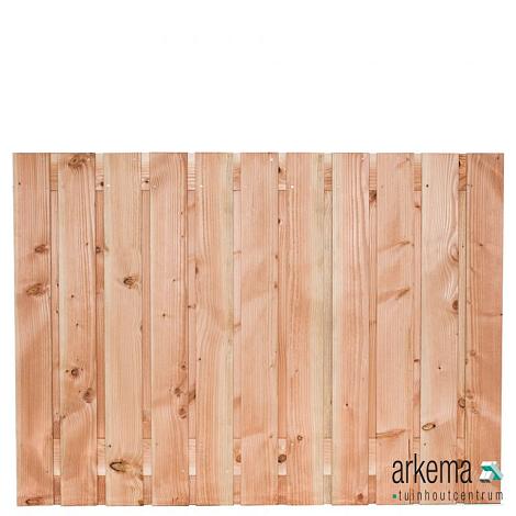 Tuinscherm Douglas, geschaafd, 23-planks (21 + 2) Harz 130 x 180 cm