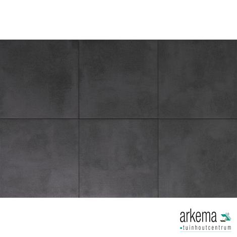 Keramiek 60x60X3 cm Betonlook Antracite TRE