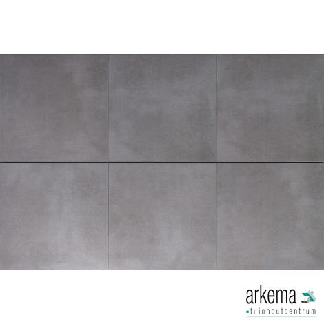 *KERAM. BETONLOOK GREY TRE 60x60X3CM