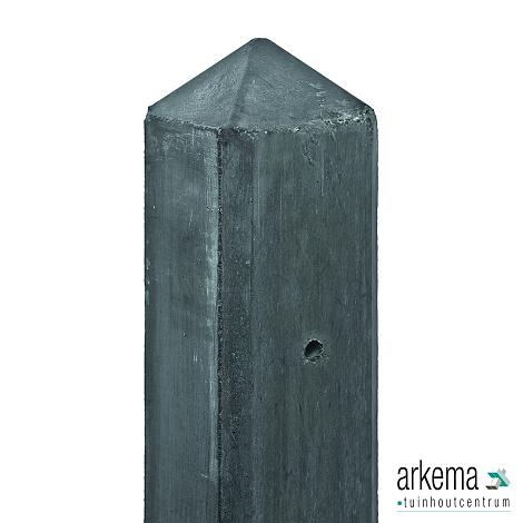 Berton©-paal IJssel antraciet, diamantkop 10 x 10 x 308 cm hoekmodel