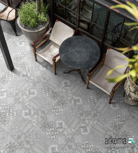 GeoCeramica® 60x60x4 Mosaik Grey