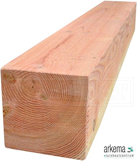 Palen douglas 250x250x5000mm vers, onbehandeld fijnbezaagd (2ex)