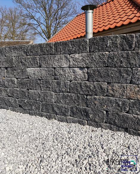 Splitrock trommel 32x13x11 cm 2.0 antraciet