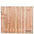 Tuinscherm Douglas, geschaafd, 21-planks (19 + 2) Zwarte Woud 150 x 180 cm