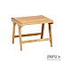 Luc side table 50x45x40h cm, teak Natural