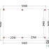 Buitenverblijf Refter XL 5500x4000x2600mm (bxdxh)