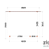 Aanbouwveranda Lucca 4600x3900x2600mm (bxdxh) rechts