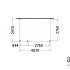 Aanbouwveranda Modena 4050x3000x2700mm (bxdxh) links