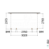 Aanbouwveranda Modena 5050x3000x2700mm (bxdxh)