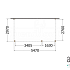 Aanbouwveranda Modena 5500x3000x2700mm (bxdxh) rechts