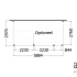 Aanbouwveranda Modena 5900x3000x2700mm (bxdxh) rechts