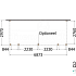 Aanbouwveranda Modena 6900x3000x2700mm (bxdxh)