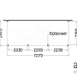 Aanbouwveranda Modena 7300x3000x2700mm (bxdxh) links