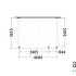 Aanbouwveranda Modena 4700x3650x2700mm (bxdxh) rechts