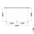 Aanbouwveranda Modena 6000x3650x2700mm (bxdxh)