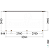 Aanbouwveranda Modena 6950x3650x2700mm (bxdxh) links