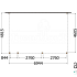 Aanbouwveranda Modena 6950x4850x2700mm (bxdxh) links