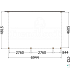 Aanbouwveranda Modena 6950x4850x2700mm (bxdxh) rechts