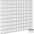 Hillfence metalen scherm, dubbele staafmat, 250 x 183 cm, zwart.