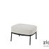 Calpi footstool anthracite with cushion Anthracite