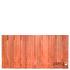 Tuinscherm hardhout kunstmatig gedroogd, 21-planks (19 + 2) Dronten 180 x 90 cm