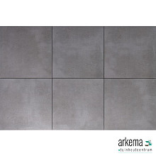 *KERAM. BETONLOOK GREY TRE 60x60X3CM