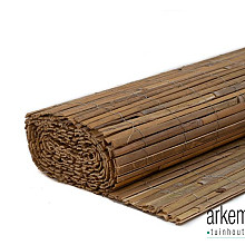 Bamboe mat gespleten