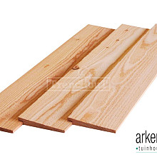 Potdekselplanken douglas 10-20x145x3000mm onbehandeld, zichtzijde fijnbezaagd