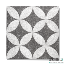 GeoProArte® Flowers 60x60x4 Dark Grey Flower