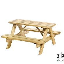 Junior picknicktafel Björn, bladmaat 90 x 38,5 cm, groen geïmpregneerd.