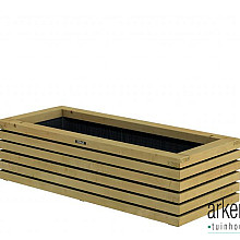 Bloembak Elan Excellent, 120 x 50 x 30 cm, groen geïmpregneerd.