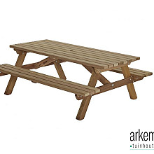 Picknicktafel 200x160cm, hardhout