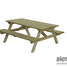 Picknicktafel 180x160cm, 35mm