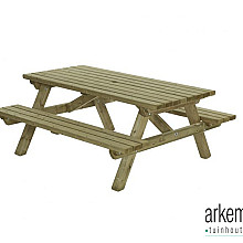 Picknicktafel 180x160cm, 45mm