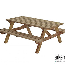 Picknicktafel 180x160cm, hardhout